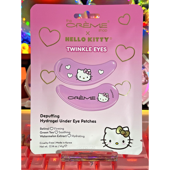 The Creme Shop x Sanrio Hello Kitty Twinkle Eyes Depuffing Under Eye Patches - Picture 2 of 16